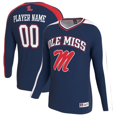 Ole Miss Rebels GameDay Greats Women's Lightweight Collegiate Women's Volleyball NIL Fashion Jersey - Navy