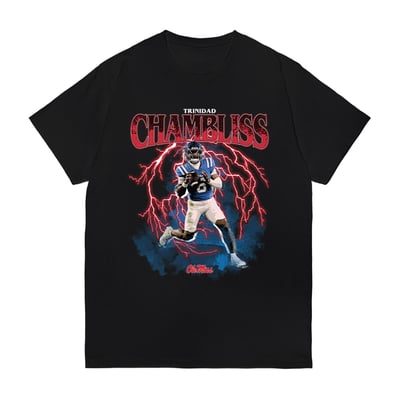Trinidad Chambliss Ole Miss Rebels Youth Graphic T-Shirt - Black