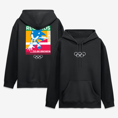 Olympic Games x Sonic the Hedgehog Records Broken Hoodie - Black