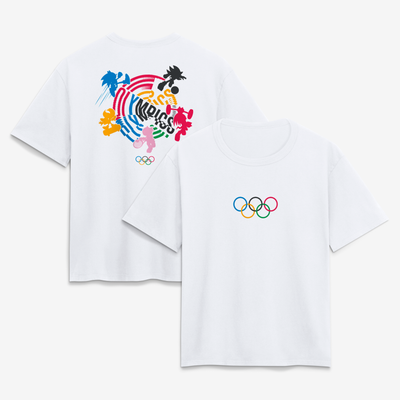 Olympic Games x Sonic the Hedgehog Women's Swirl T-Shirt - White