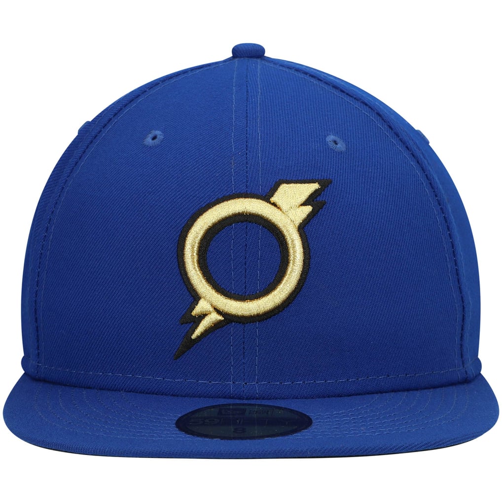 Omaha Storm Chasers New Era Authentic Collection Team Alternate 59FIFTY Fitted Hat - Blue