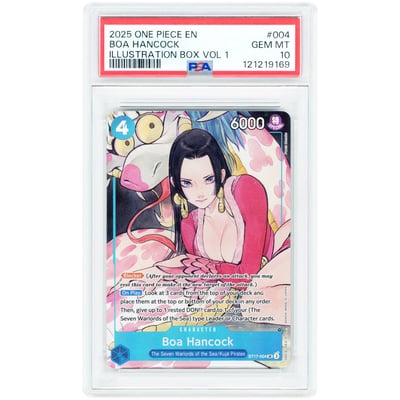 Boa Hancock 2025 One Piece Promotion Cards Illustration Box Vol 1 #ST17-004 PSA Authenticated 10 Card