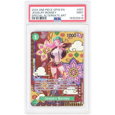 Jewelry Bonney 2024 One Piece Two Legends Special Alternate Art #ST02-007 PSA Authenticated 9 Card