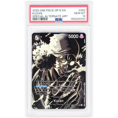 Kuzan 2025 One Piece Legacy of the Master Special Alternate Art #OP10-082 PSA Authenticated 10 Card