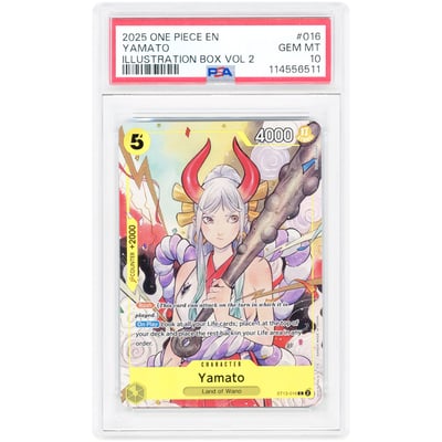 Yamato 2025 One Piece Illustration Box Vol.2 Common #ST13-016 PSA Authenticated 10 Card