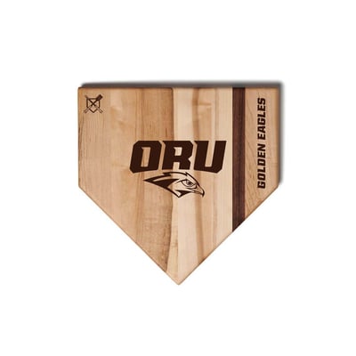Oral Roberts Golden Eagles Jardine Baseball BBQ 12" x 12" Home Plate Cutting Board