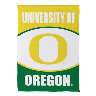  Oregon Ducks 29" x 43" Scoped Logo Double-Sided Suede House Flag