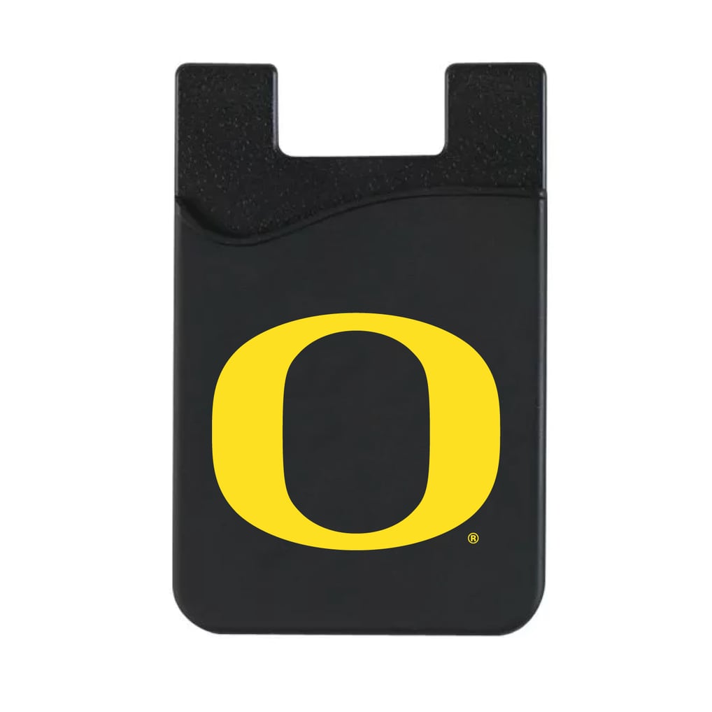 Oregon Ducks Top Loading Faux Leather Phone Wallet Sleeve - Black