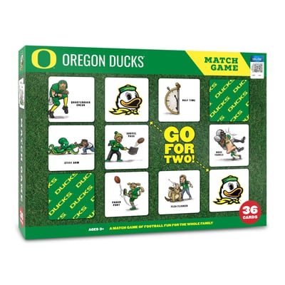 Oregon Ducks Fanpoint Licensed Memory Match Game