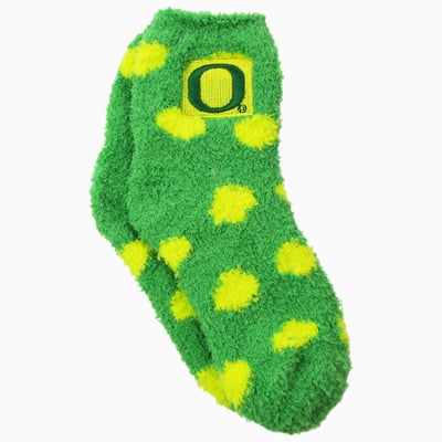 Oregon Ducks ZooZatz Girls Youth Fuzzy Socks