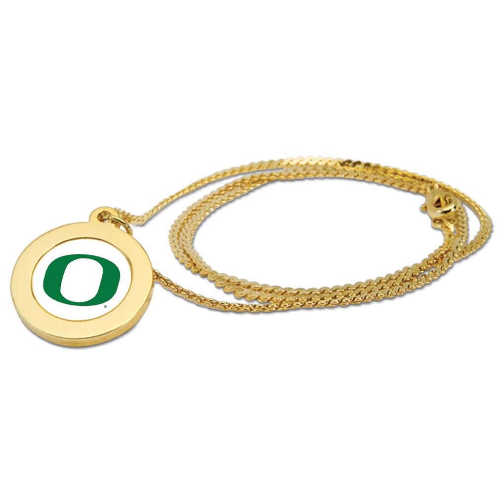 Oregon Ducks Pendant Necklace - Gold