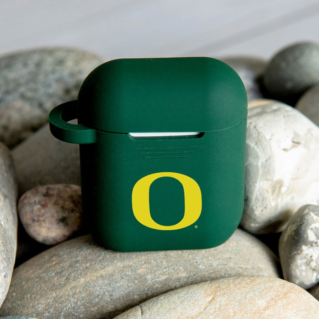 Oregon Ducks Silicone AirPods Case - Green