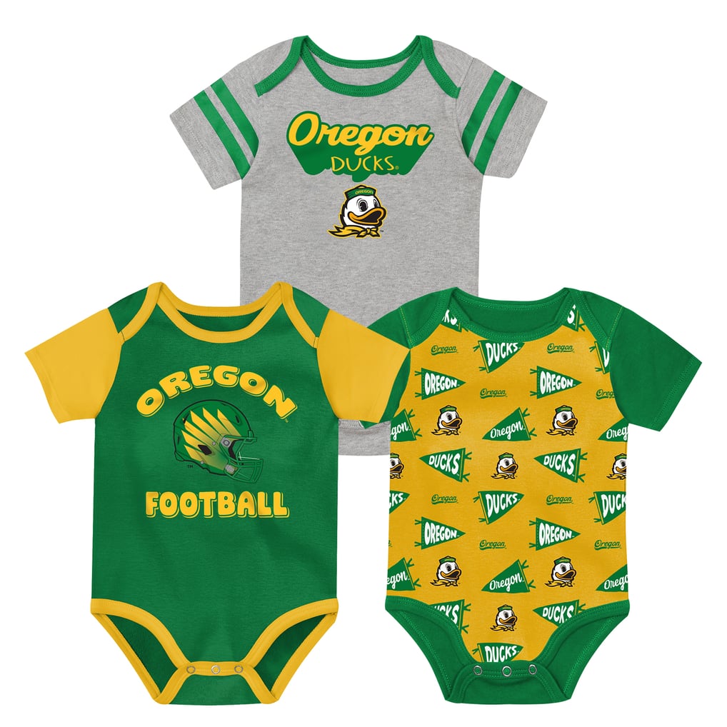 Oregon Ducks Outerstuff Infant Star Player Three-Piece Bodysuit Set
