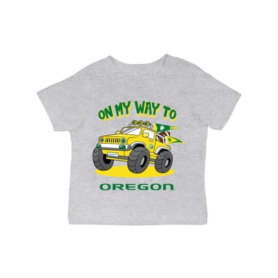 Oregon Ducks Vive La Fete Infant On My Way T-Shirt - Gray
