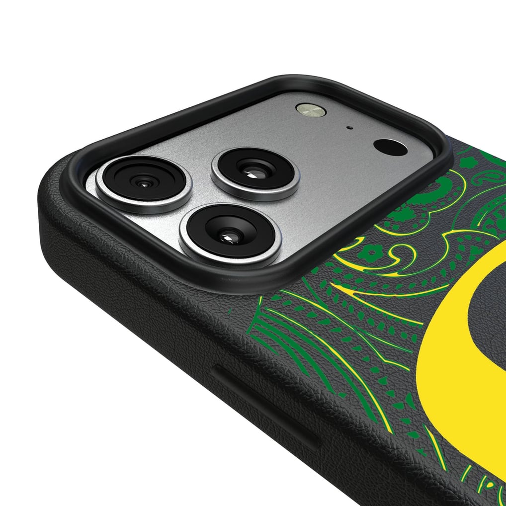 Oregon Ducks Keyscaper Paisley iPhone Magnetic Bump Case