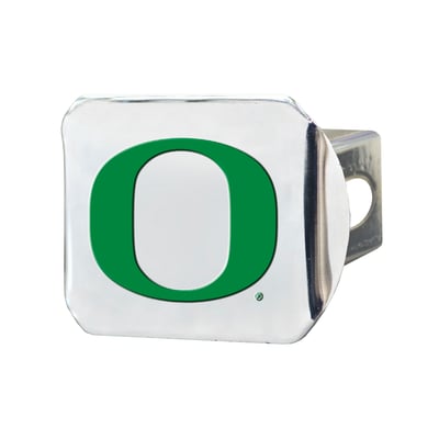 Oregon Ducks Logo Brands Chrome Hitch Cover