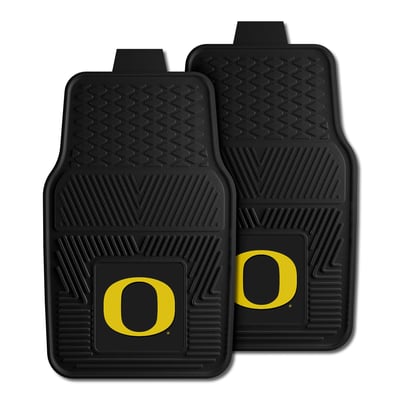 Oregon Ducks Logo Brands Two-Piece Vinyl Car Mat Set