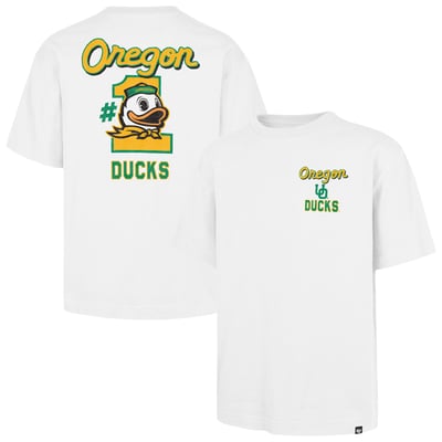  Oregon Ducks '47 #1 Mascot Foundation T-Shirt - White