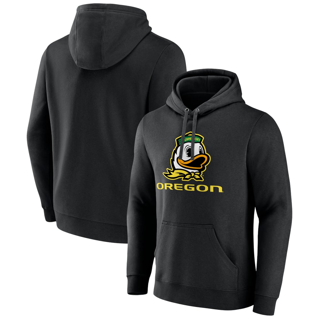 Oregon Ducks Lockup Pullover Hoodie - Black