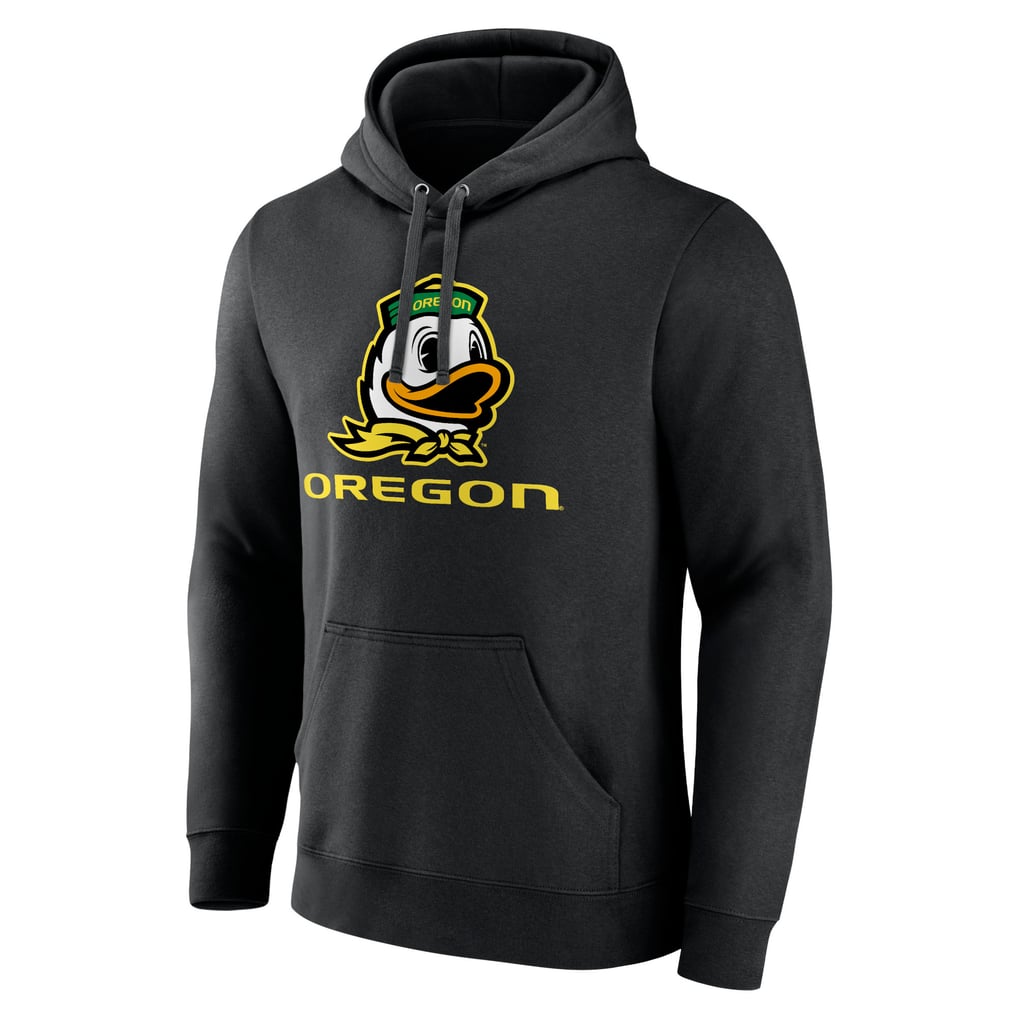 Oregon Ducks Lockup Pullover Hoodie - Black