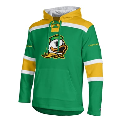  Oregon Ducks Champion Lacer Fleece Hoodie - Green
