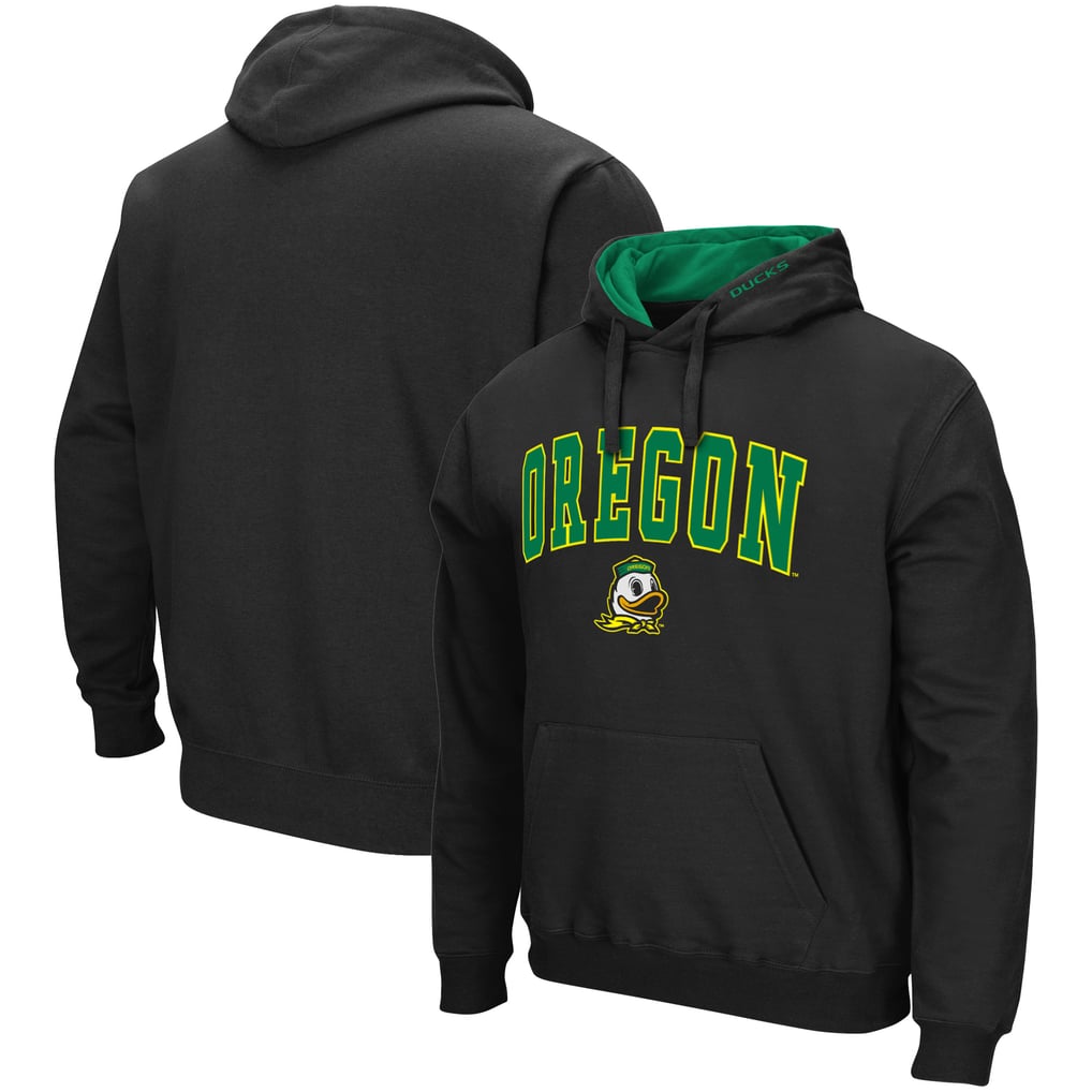 Oregon Ducks Colosseum Arch & Logo 3.0 Pullover Hoodie - Black