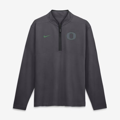  Oregon Ducks Nike Color Pop Victory Dri-FIT Half-Zip Pullover - Anthracite
