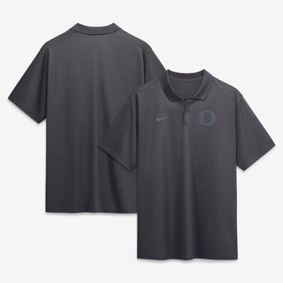  Oregon Ducks Nike Color Pop Victory Dri-FIT Polo - Anthracite