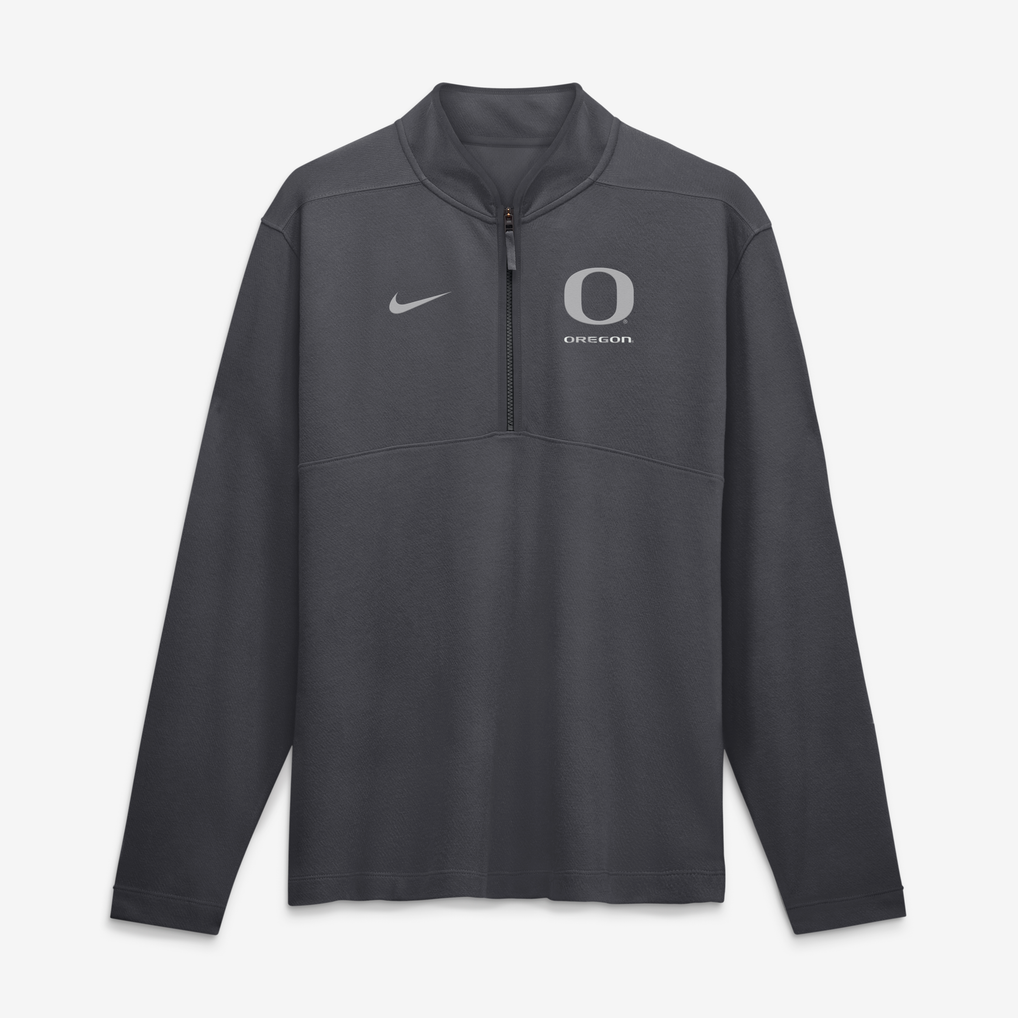  Oregon Ducks Nike Dri-FIT Victory Half-Zip Pullover - Anthracite