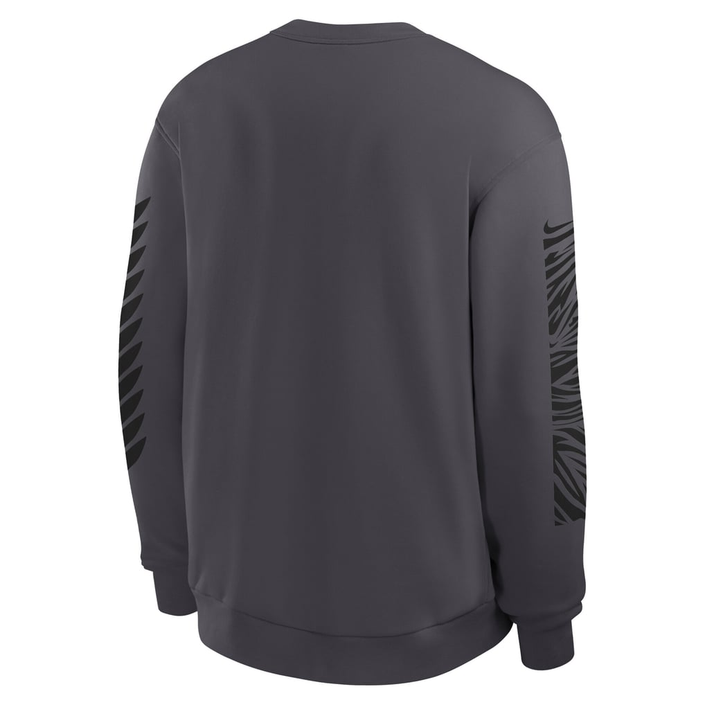 Oregon Ducks Nike Shoe Duck Fleece Sweatshirt - Anthracite