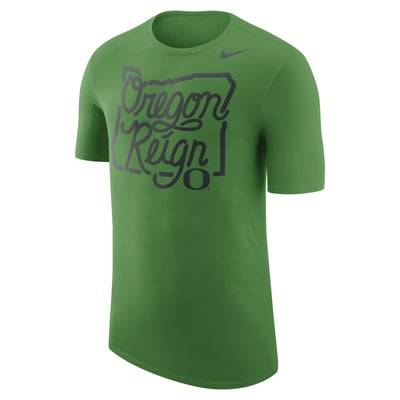 Oregon Ducks Nike Local Elements T-Shirt - Apple Green