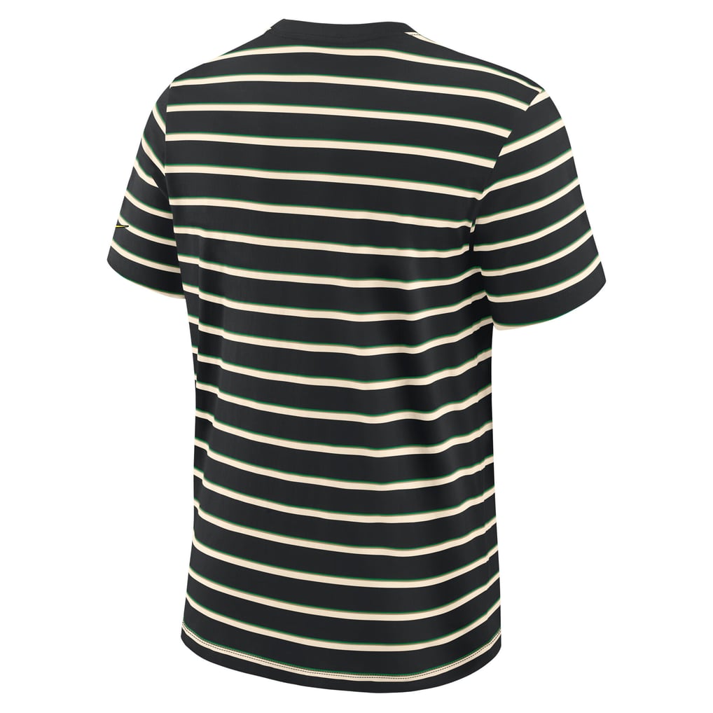 Oregon Ducks Nike Athletic Prep Legacy Summit Stripe T-Shirt - Black