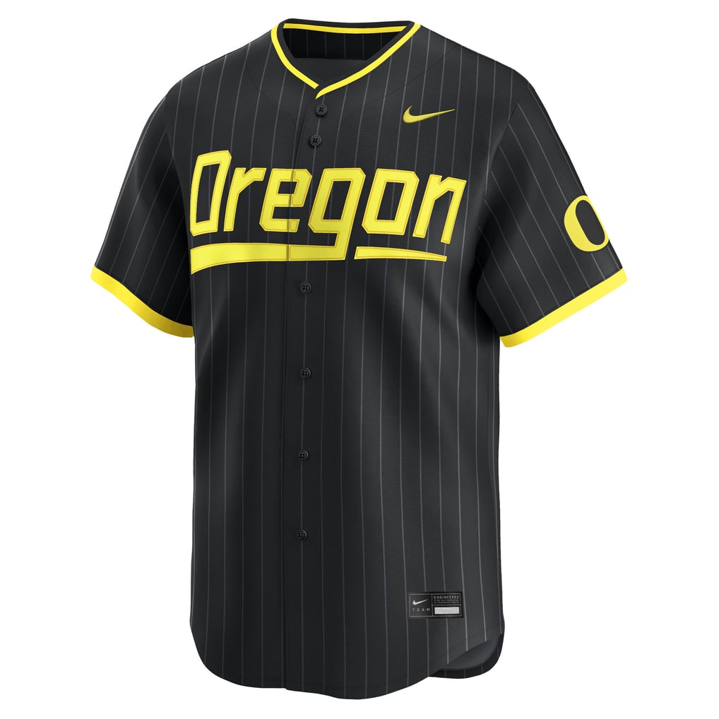 Oregon Ducks Nike Baseball Limited Jersey - Black