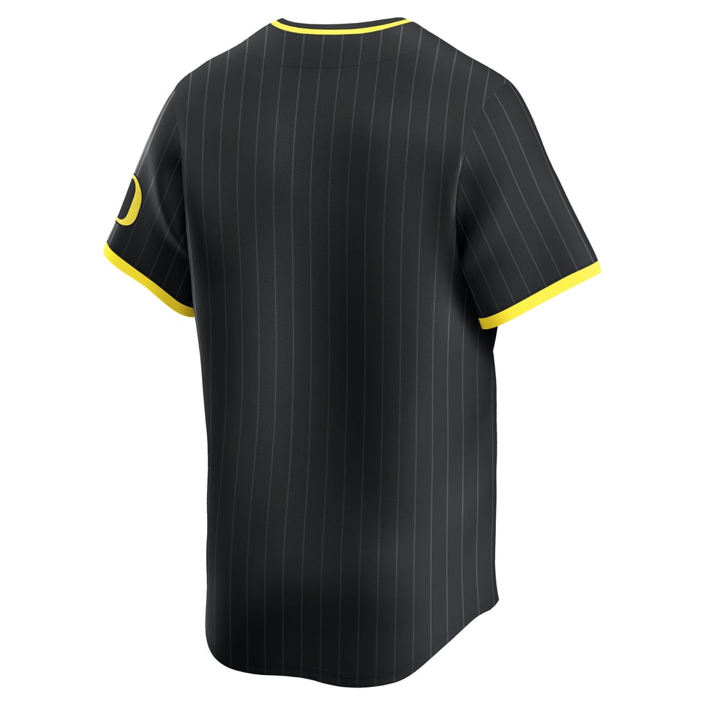 Oregon Ducks Nike Baseball Limited Jersey - Black