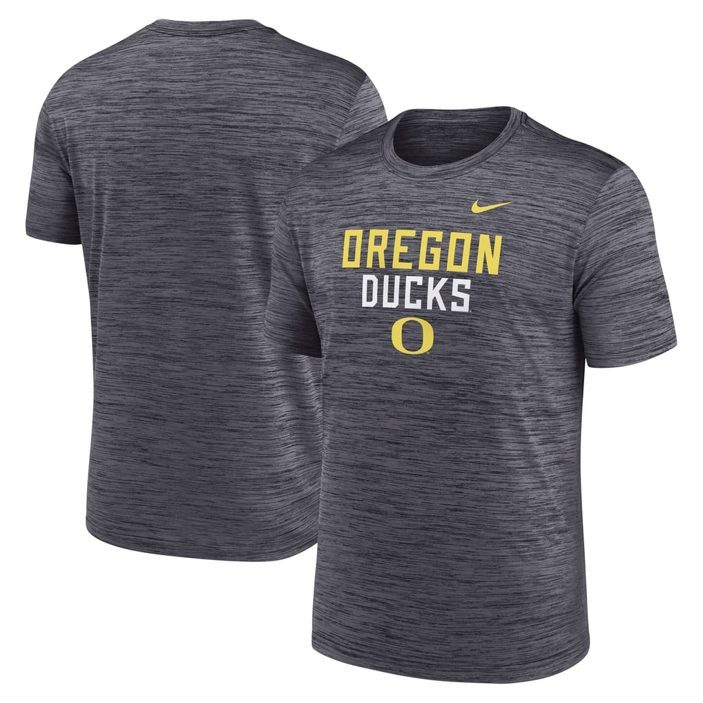Oregon Ducks Nike Campus Center Stack Velocity Dri-FIT T-Shirt - Black