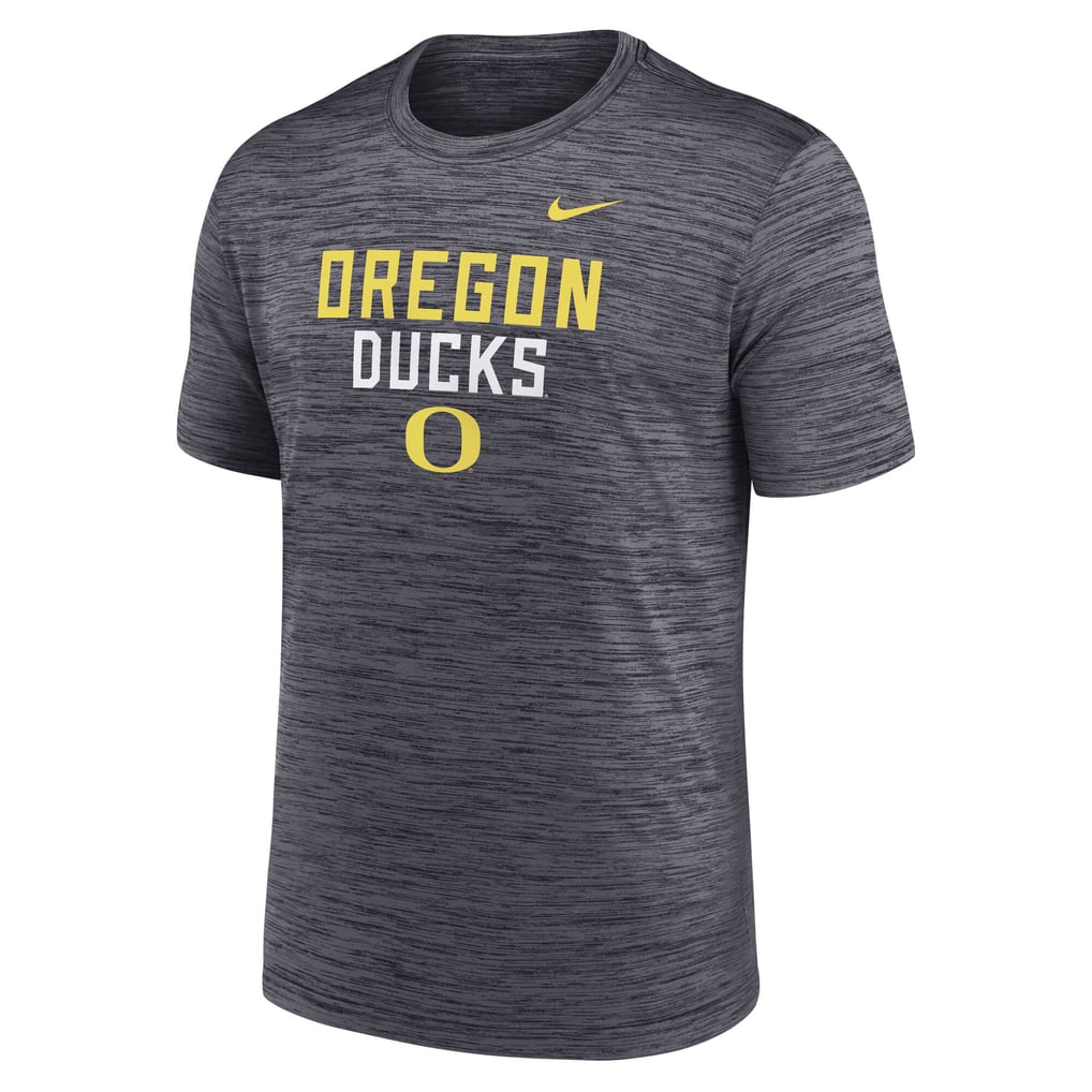 Oregon Ducks Nike Campus Center Stack Velocity Dri-FIT T-Shirt - Black