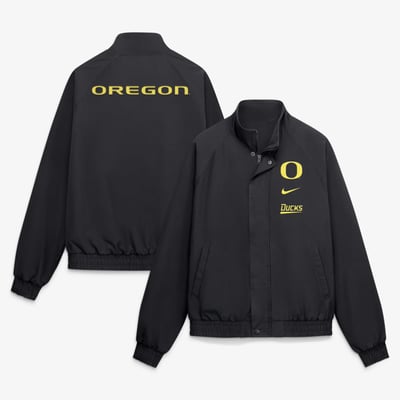  Oregon Ducks Nike Primetime Club Twill Jacket - Black