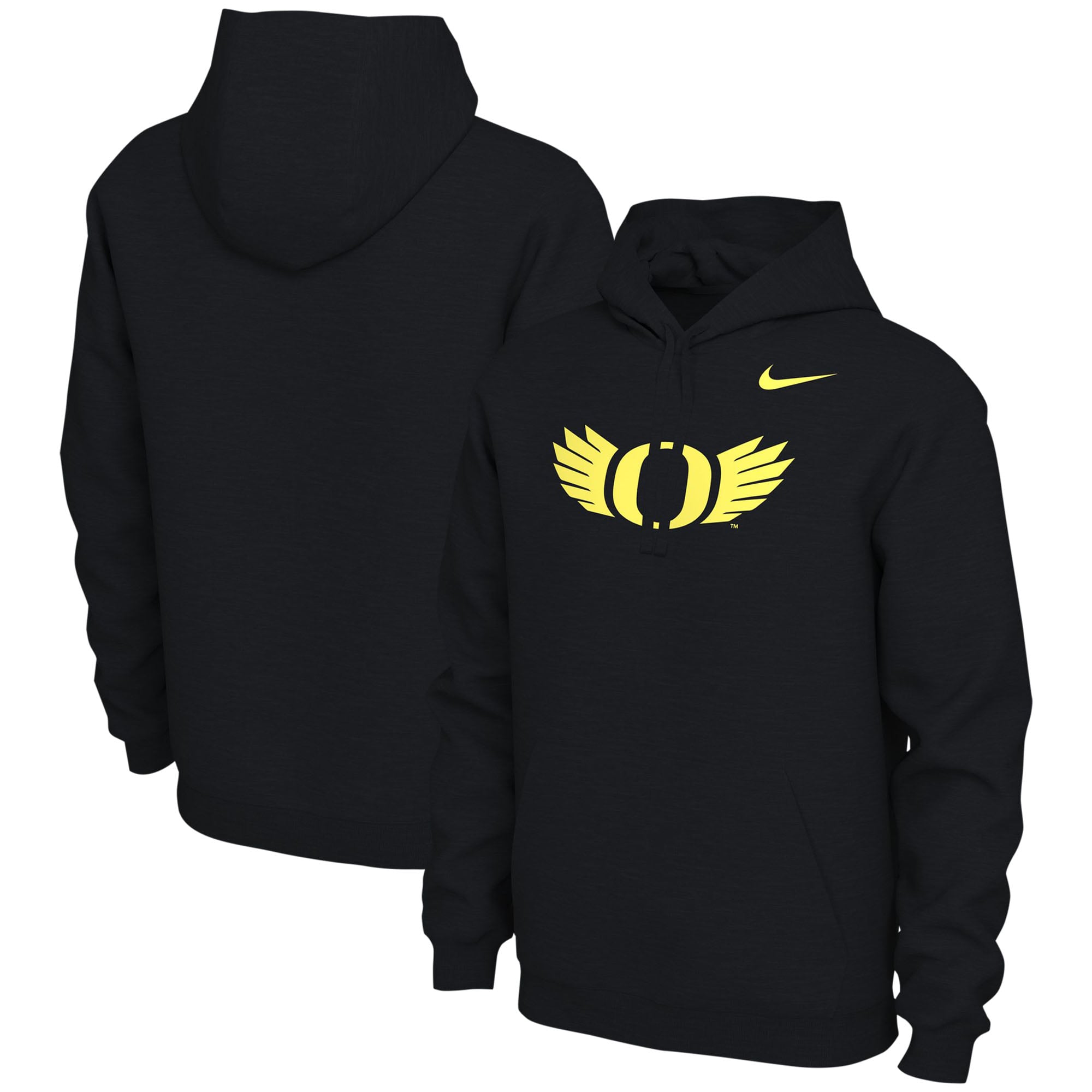 Nike Oregon Ducks Black Wings Pullover Hoodie