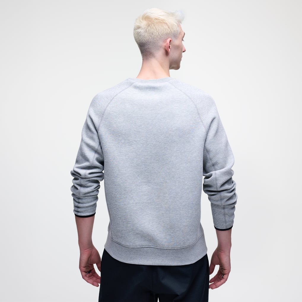 Oregon Ducks Nike Tech Fleece Raglan Sweatshirt - Heather Gray