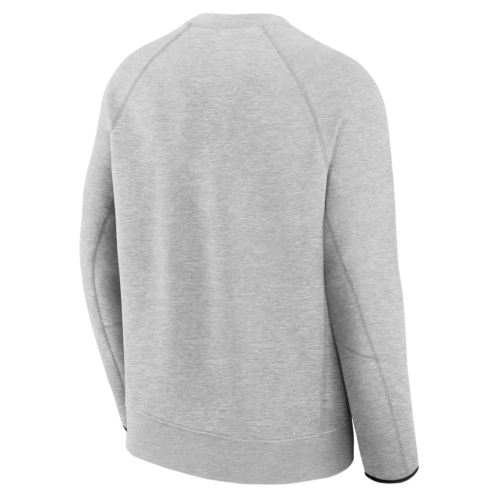 Oregon Ducks Nike Tech Fleece Raglan Sweatshirt - Heather Gray