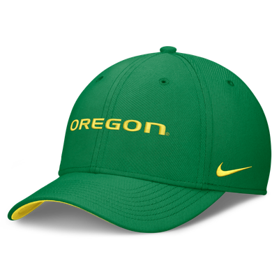  Oregon Ducks Nike Primetime Team Rise Flex Hat - Kelly Green