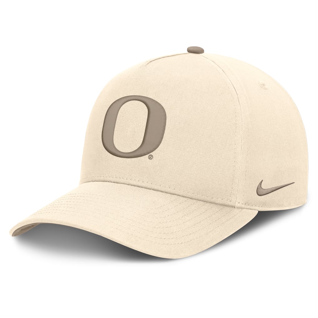 Oregon Ducks Nike Rise Adjustable Hat - Natural
