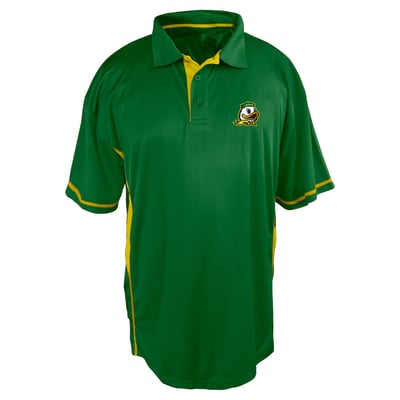 Oregon Ducks Profile Big & Tall Color Block Panel Polo Men's - Green