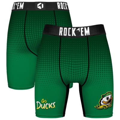  Oregon Ducks Rock Em Slogan Boxer Briefs - Green