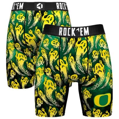 Oregon Ducks Rock Em Socks Ghost Fade Boxer Briefs