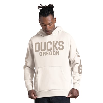 Oregon Ducks Starter Locker Room Hoodie - Cream