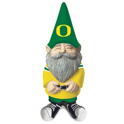 Oregon Ducks 11'' Resin Garden Gnome