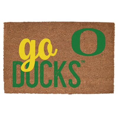 Oregon Ducks 20" x 30" Go Team Coir Door Mat
