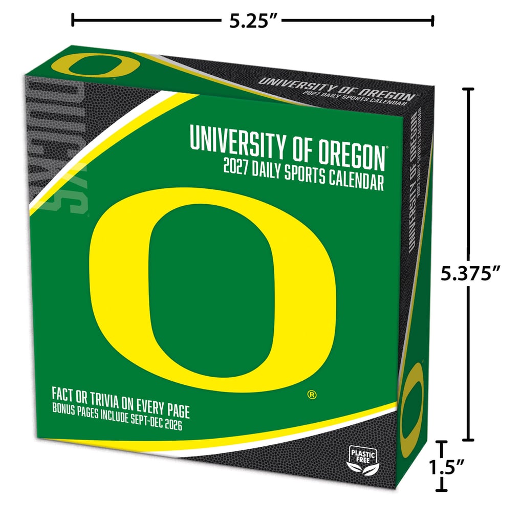 Oregon Ducks 2027 Box Calendar