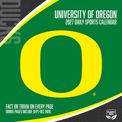 Oregon Ducks 2027 Box Calendar